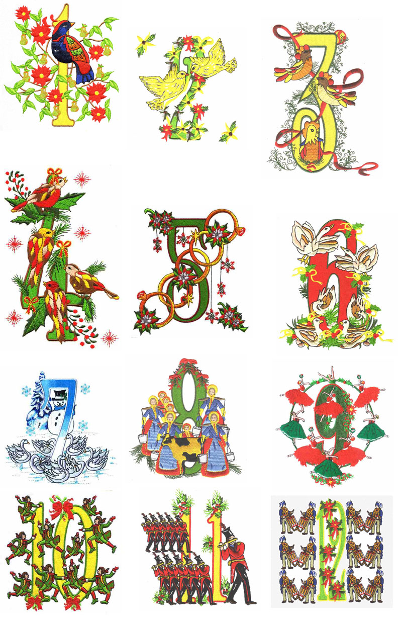 the-12-days-of-christmas-clipart-clipground