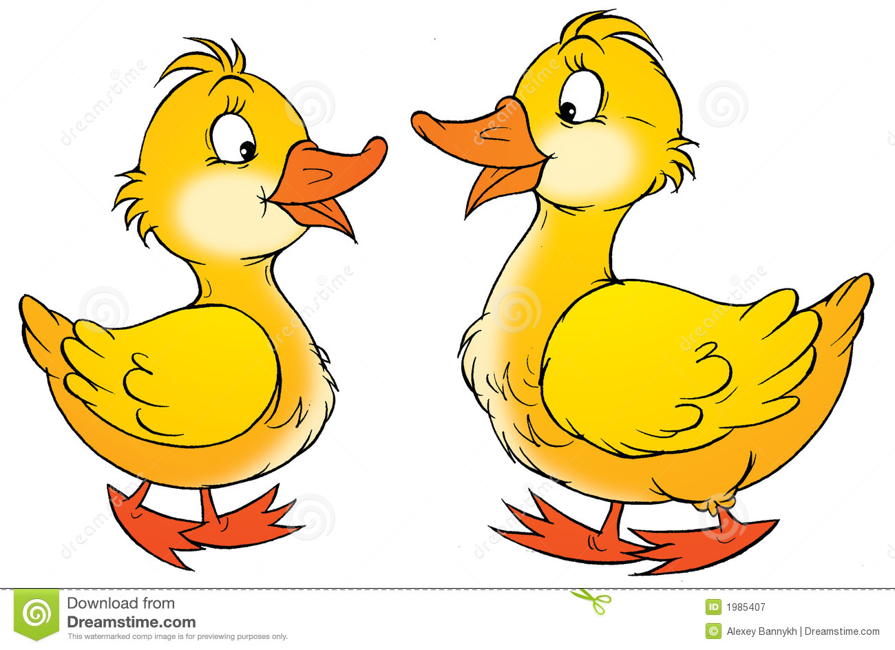 yellow duckling clipart - photo #50