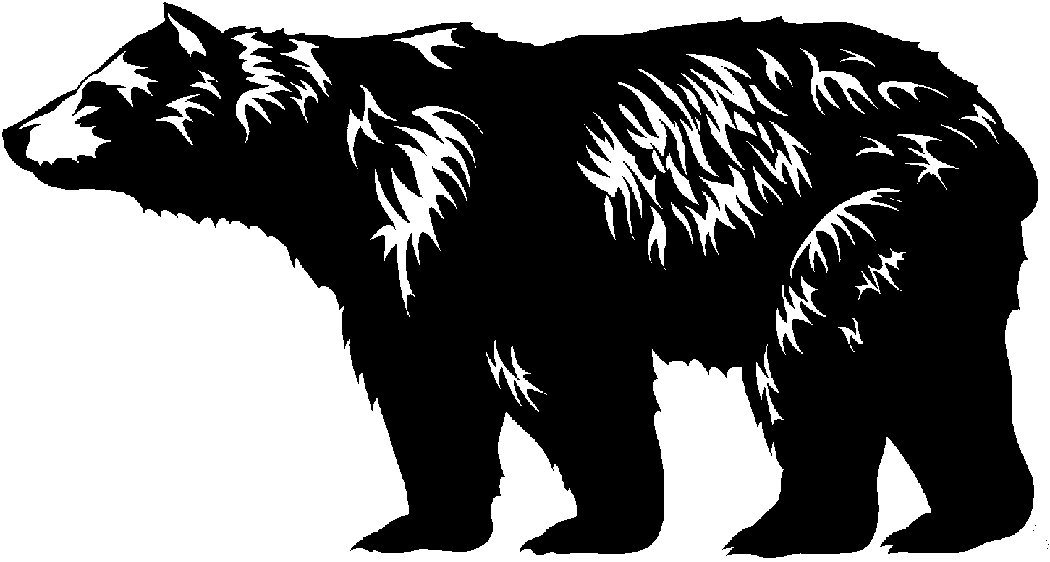 free black bear clip art - Clipground