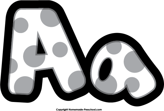 alphabet letter clipart black and white - Clipground