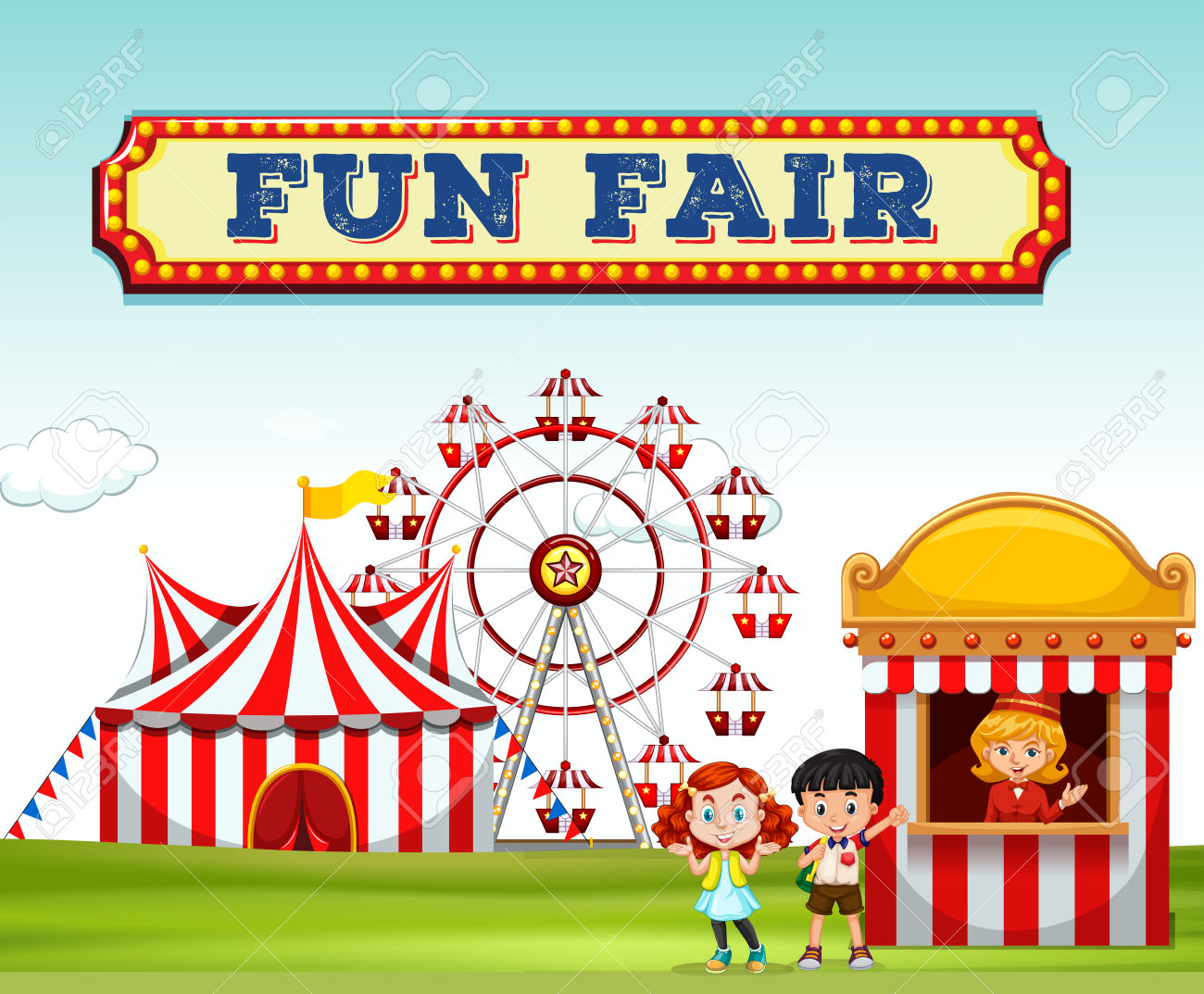 Amusement fair clipart - Clipground