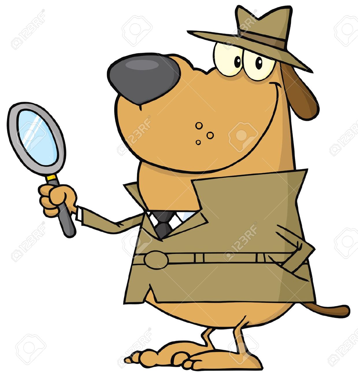 animal detective clipart - Clipground