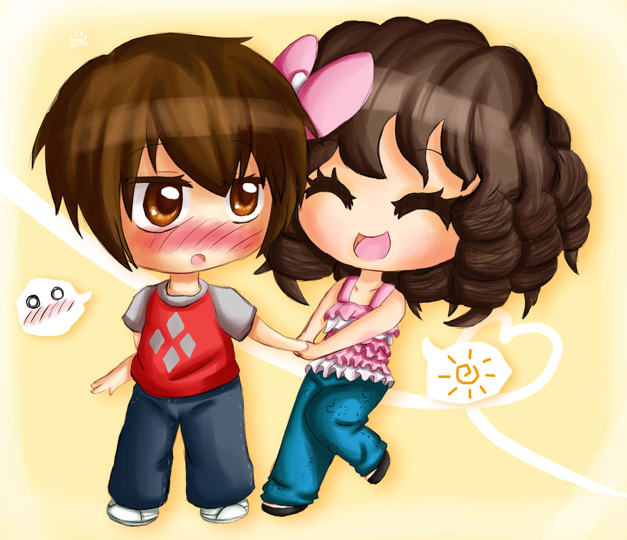 anime couples holding hands clipart - Clipground