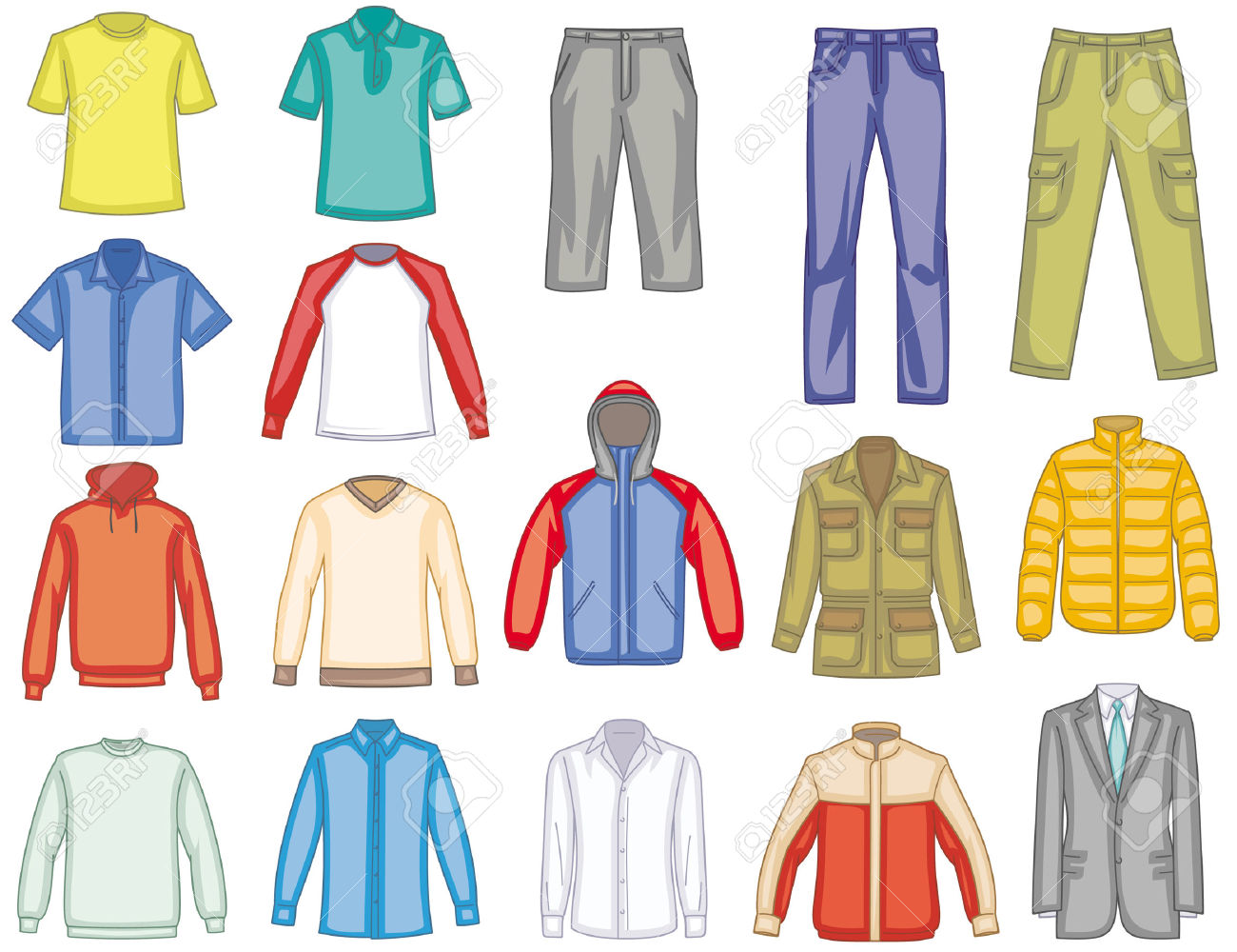 Men's clothing clipart Clipground