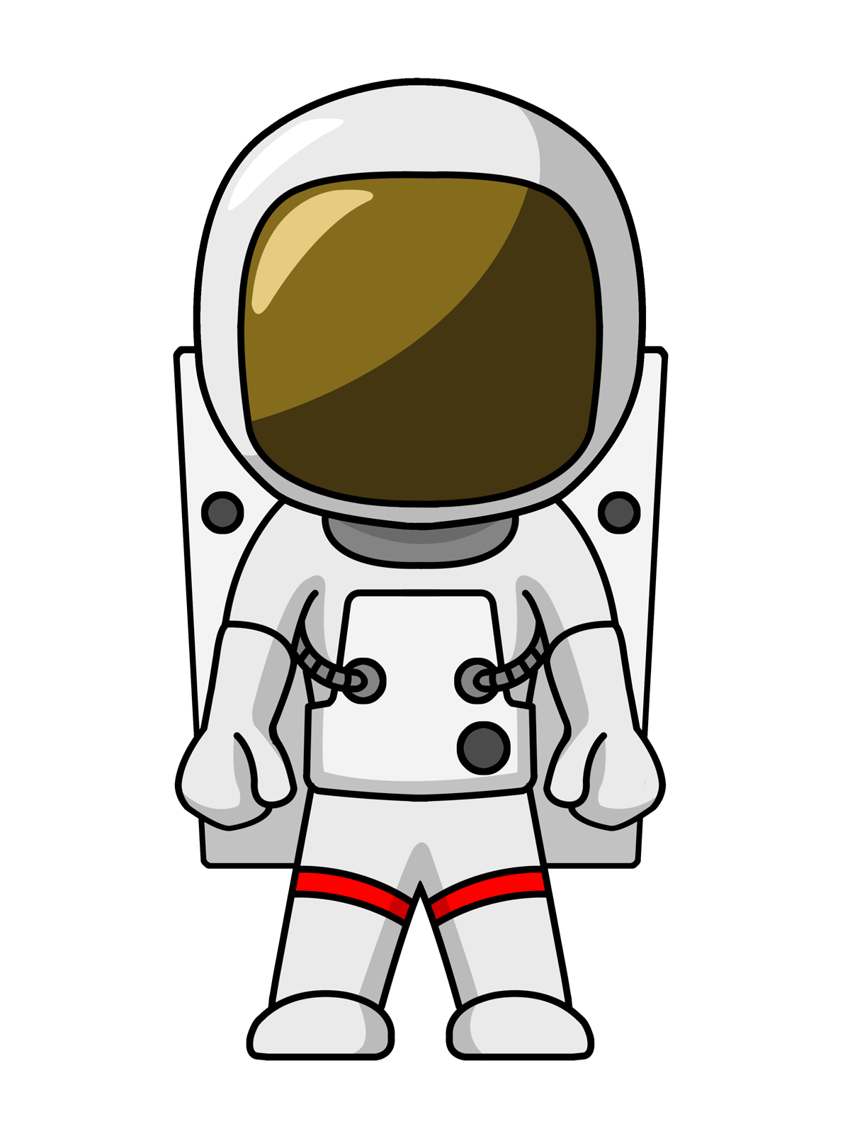 Cosmonaut space suit clipart - Clipground