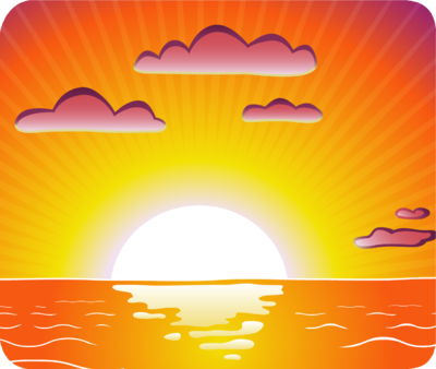 Sunset clipart - Clipground