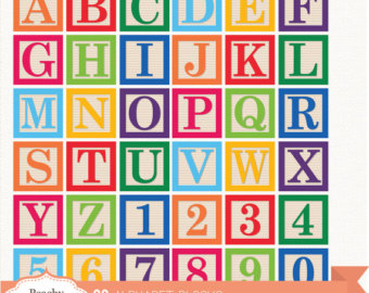 baby blocks alphabet clipart - Clipground