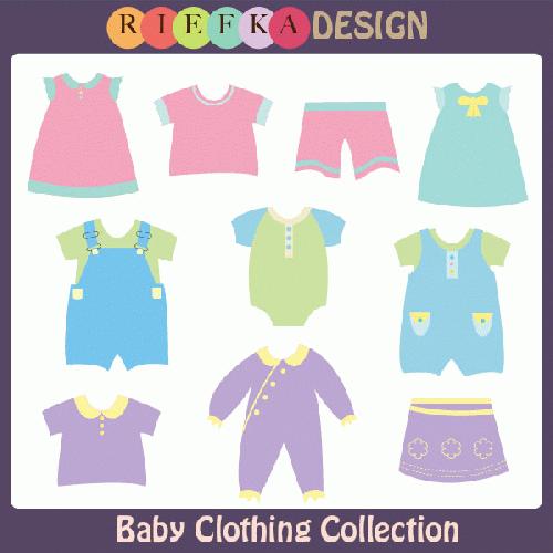 baby clothes clipart images - photo #30
