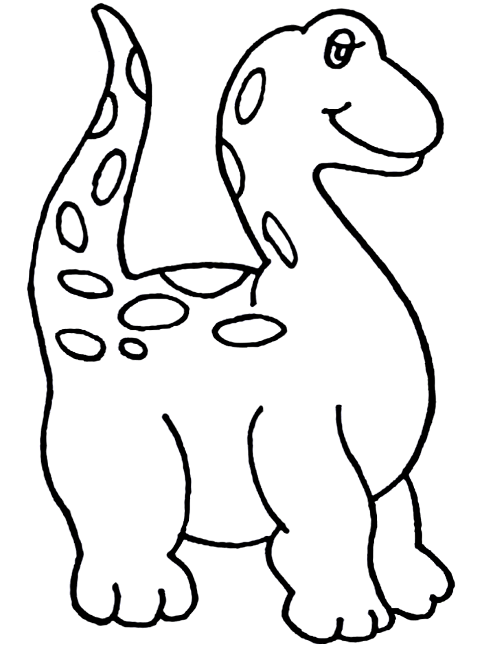 baby dinosaur clipart outline - Clipground