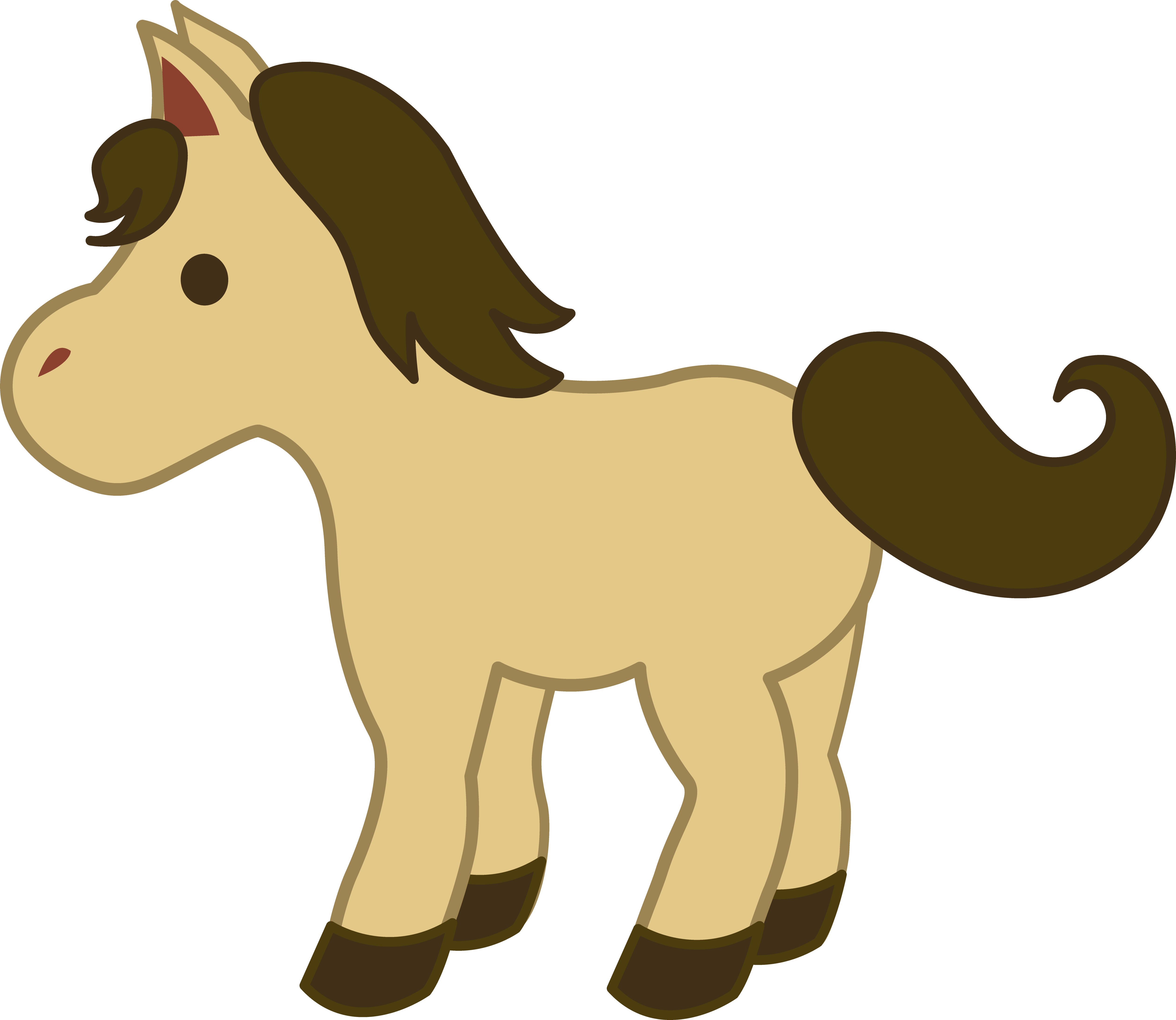 Baby horse clipart - Clipground