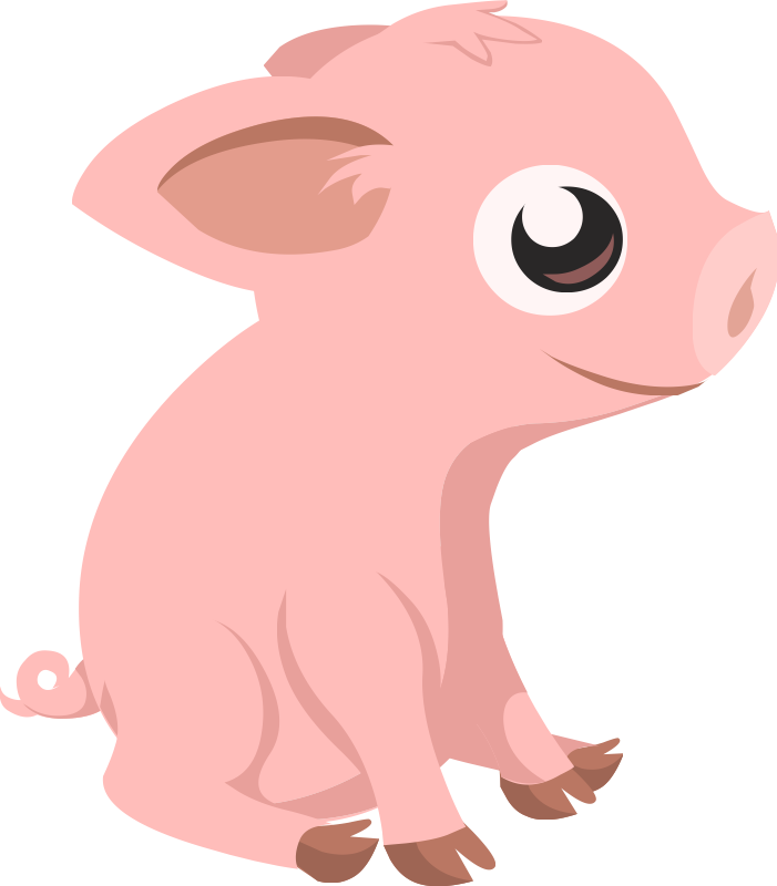 baby piglet clipart - Clipground