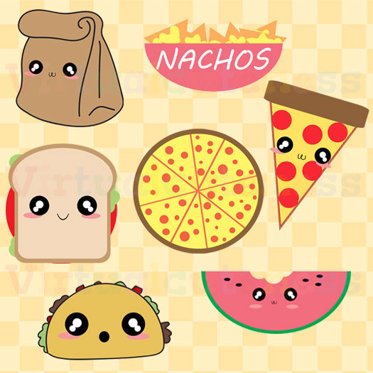 kawaii clipart food - Clipground