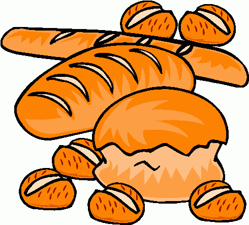 baked bread clipart