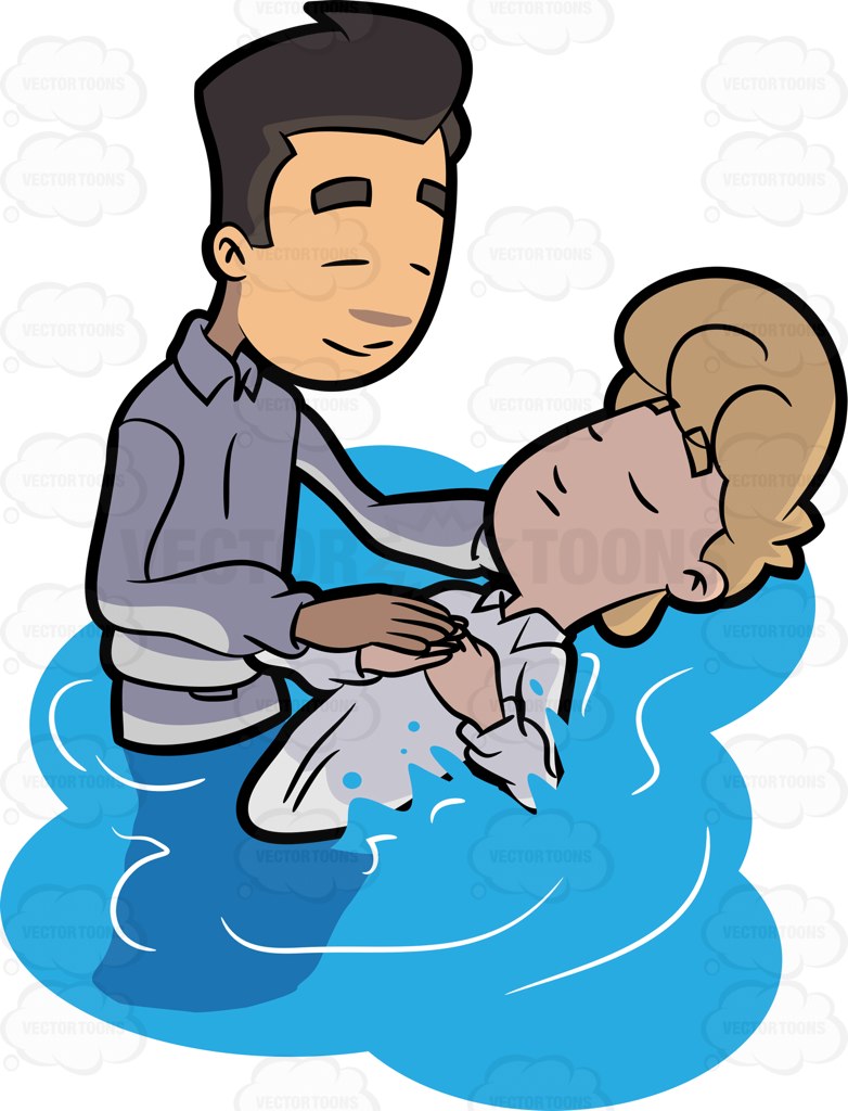 clip art jesus being baptised - photo #6