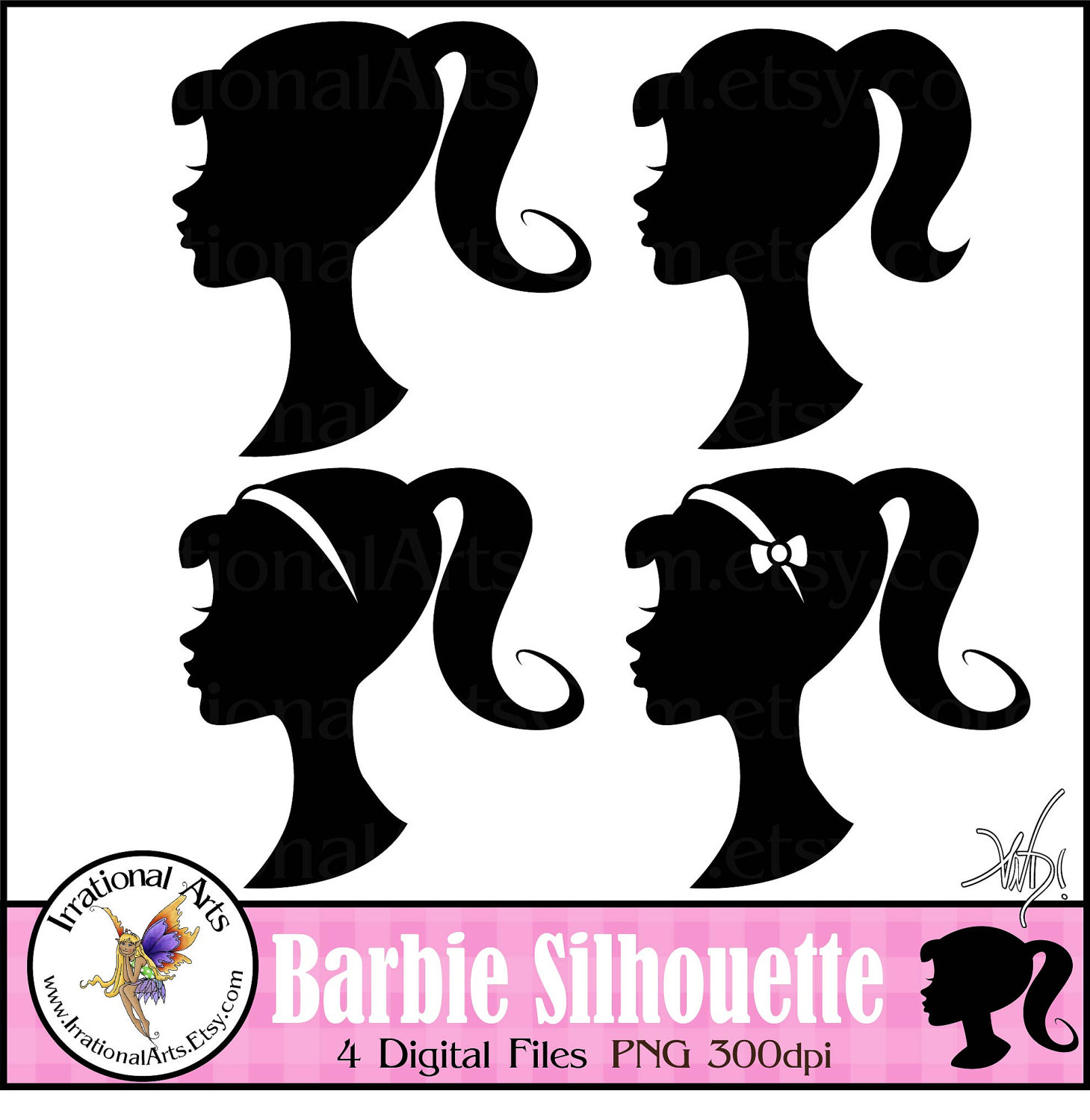 barbie-clipart-outline-clipground