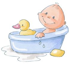 baby bathtub clipart - Clipground