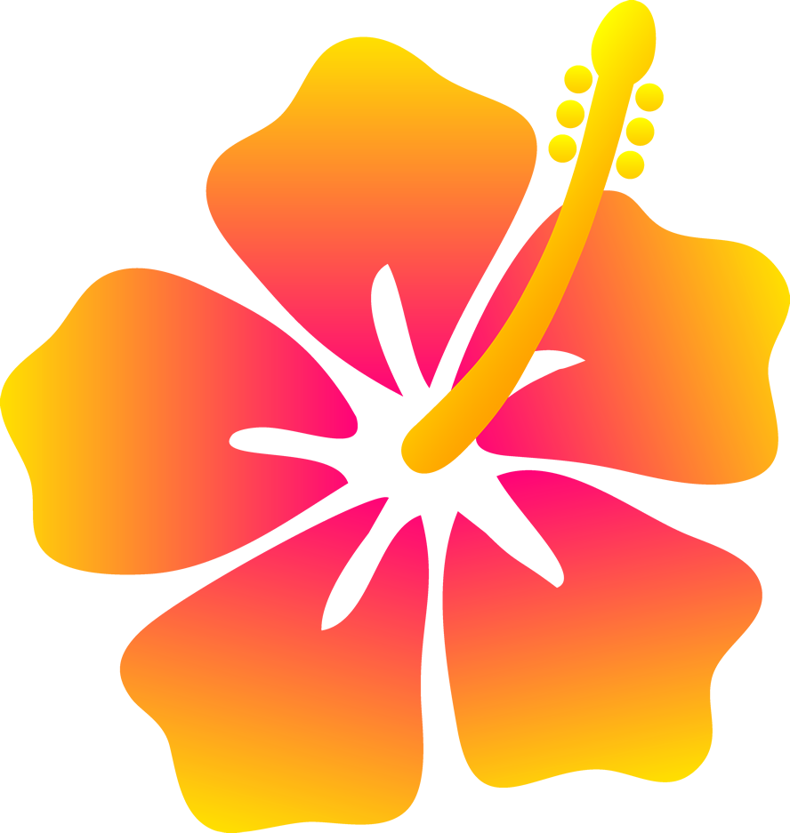 tropical flowers clipart - Clipground