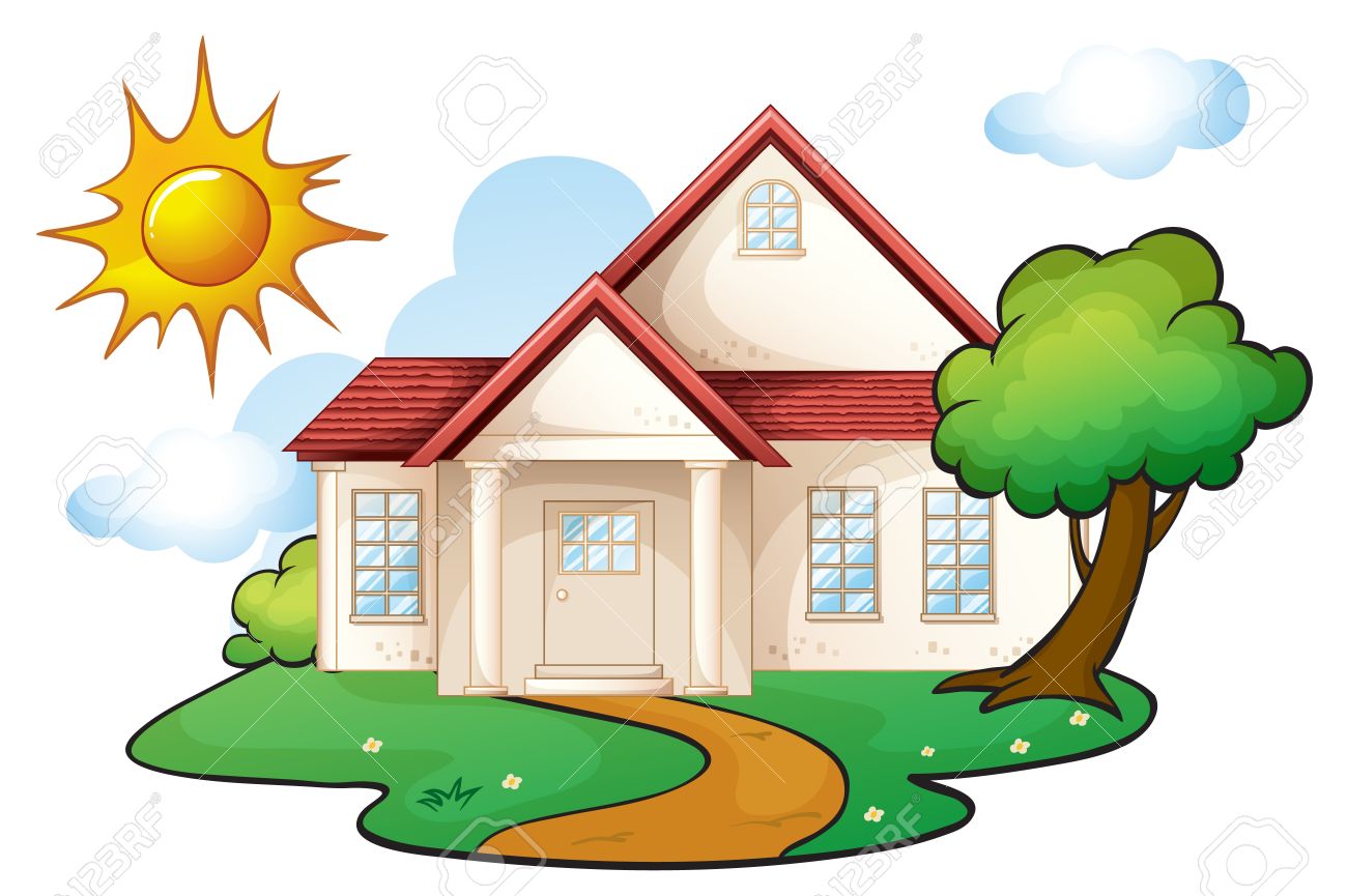 clipart house on rock - photo #26