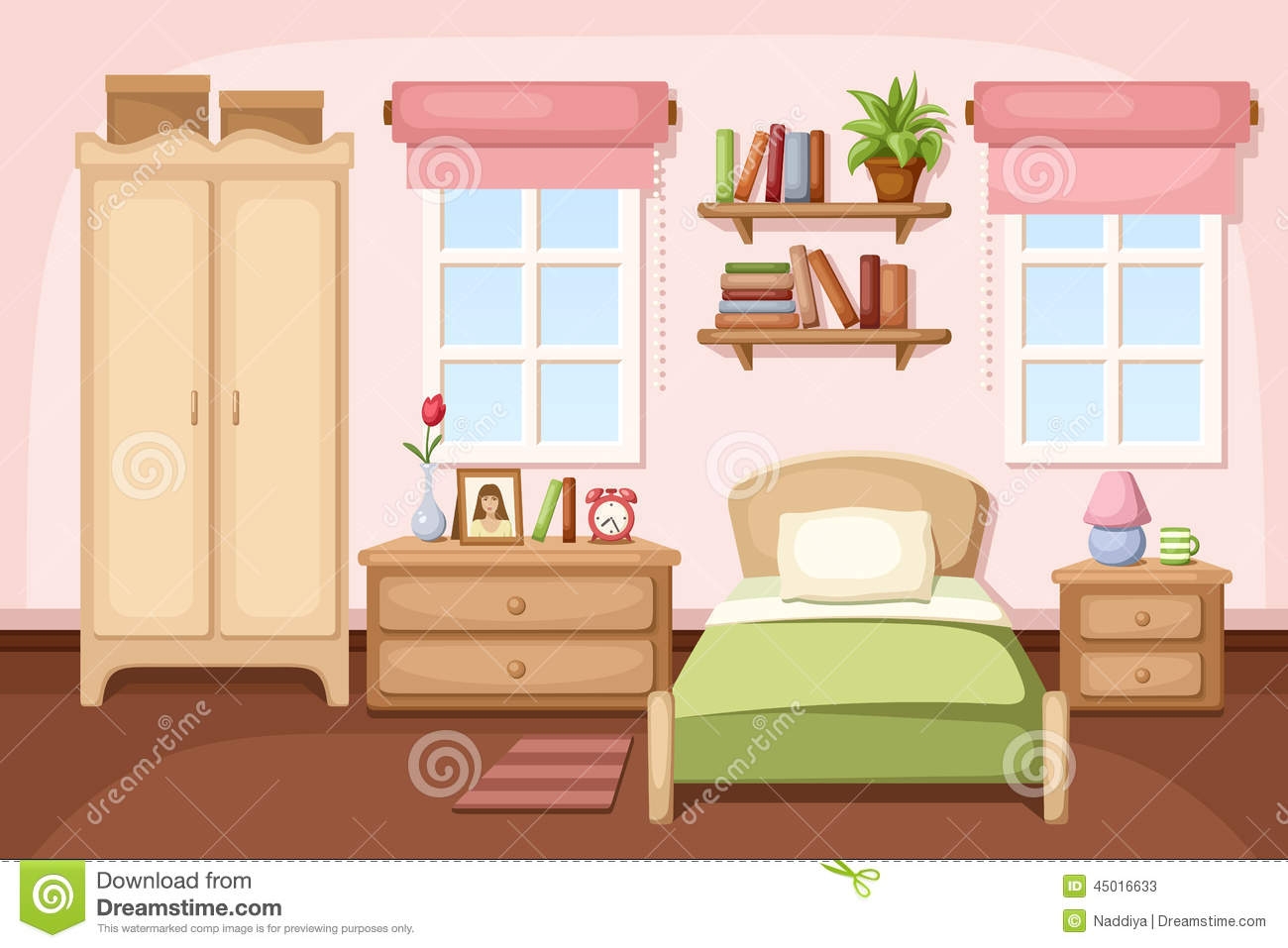Bedroom clipart - Clipground