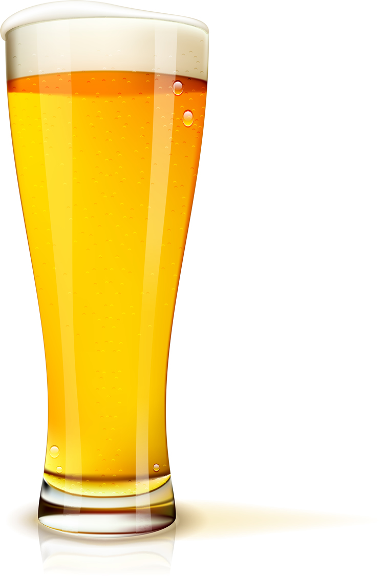 Wheat beer glasses clipart - Clipground