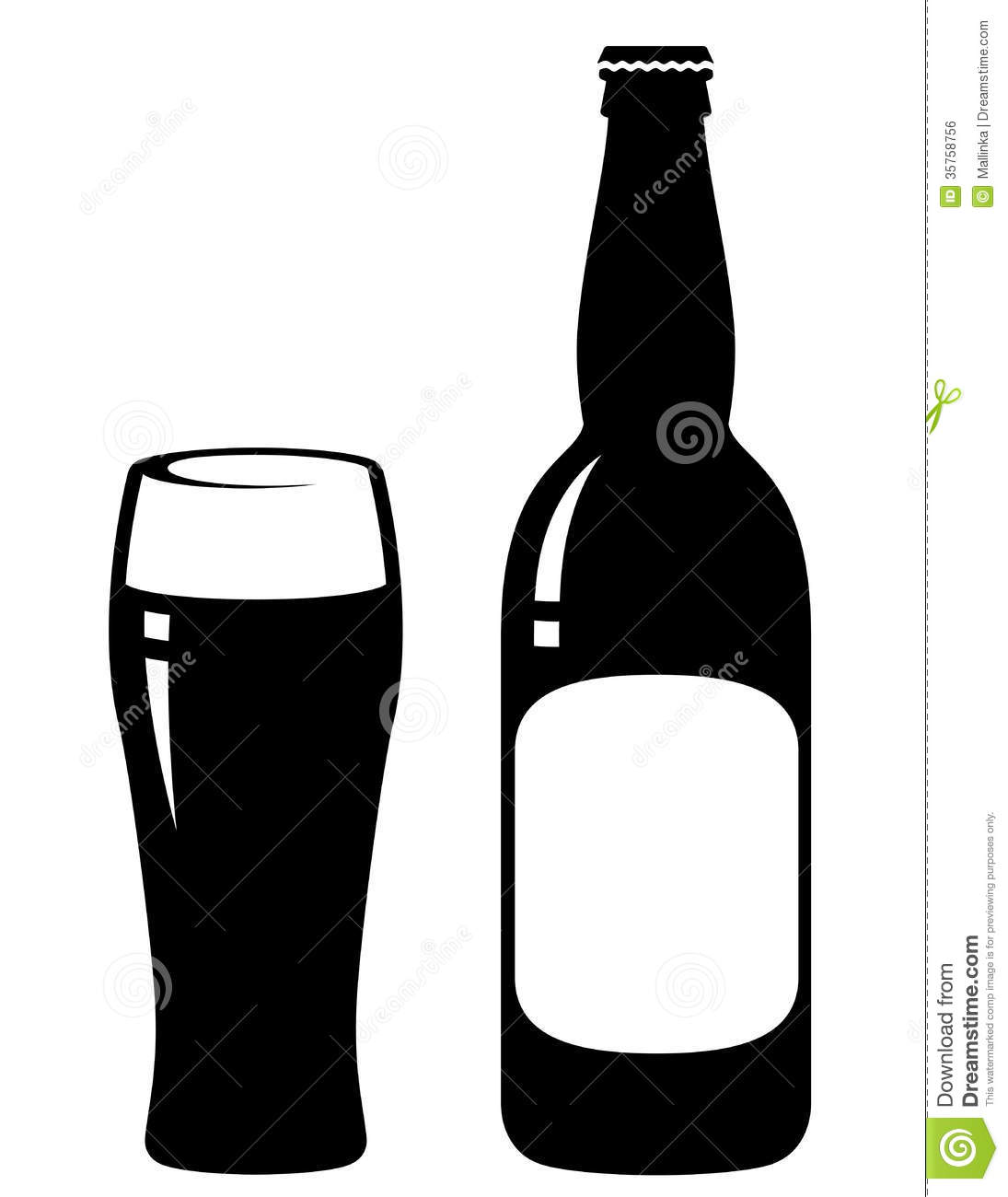 beer glass clipart black and white - Clipground