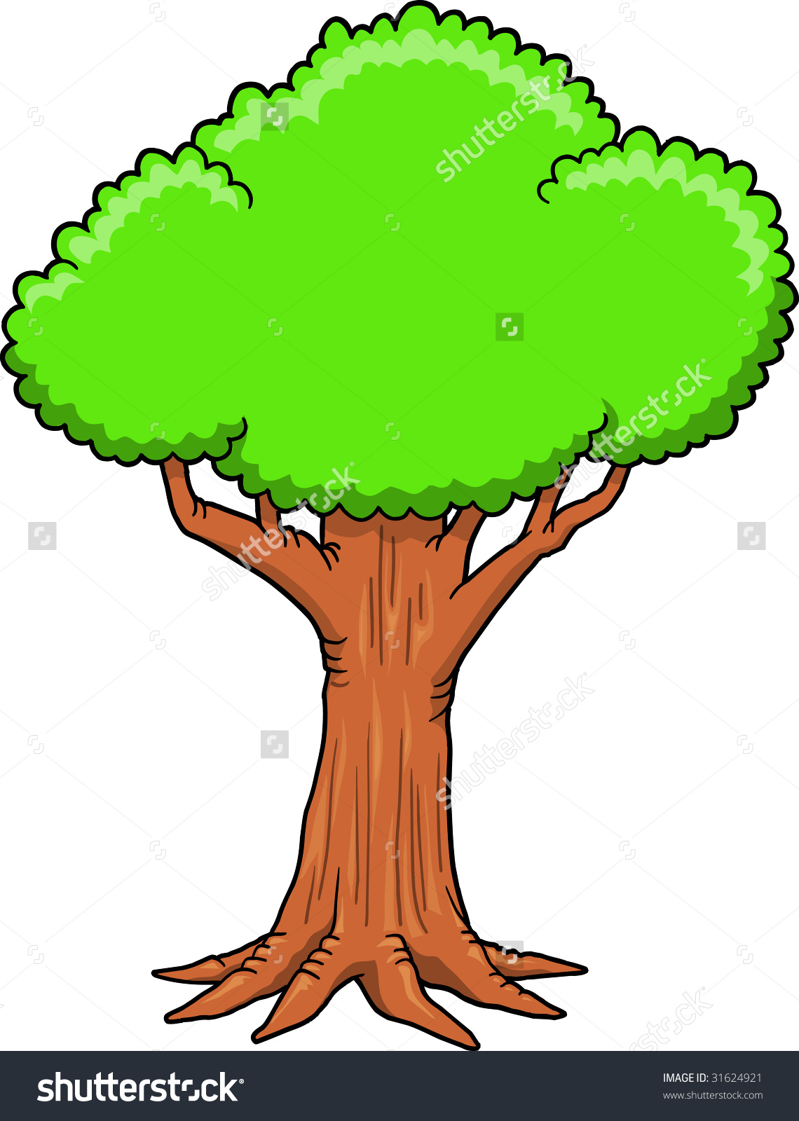 Big trees clipart - Clipground