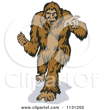 Bigfoot clipart - Clipground