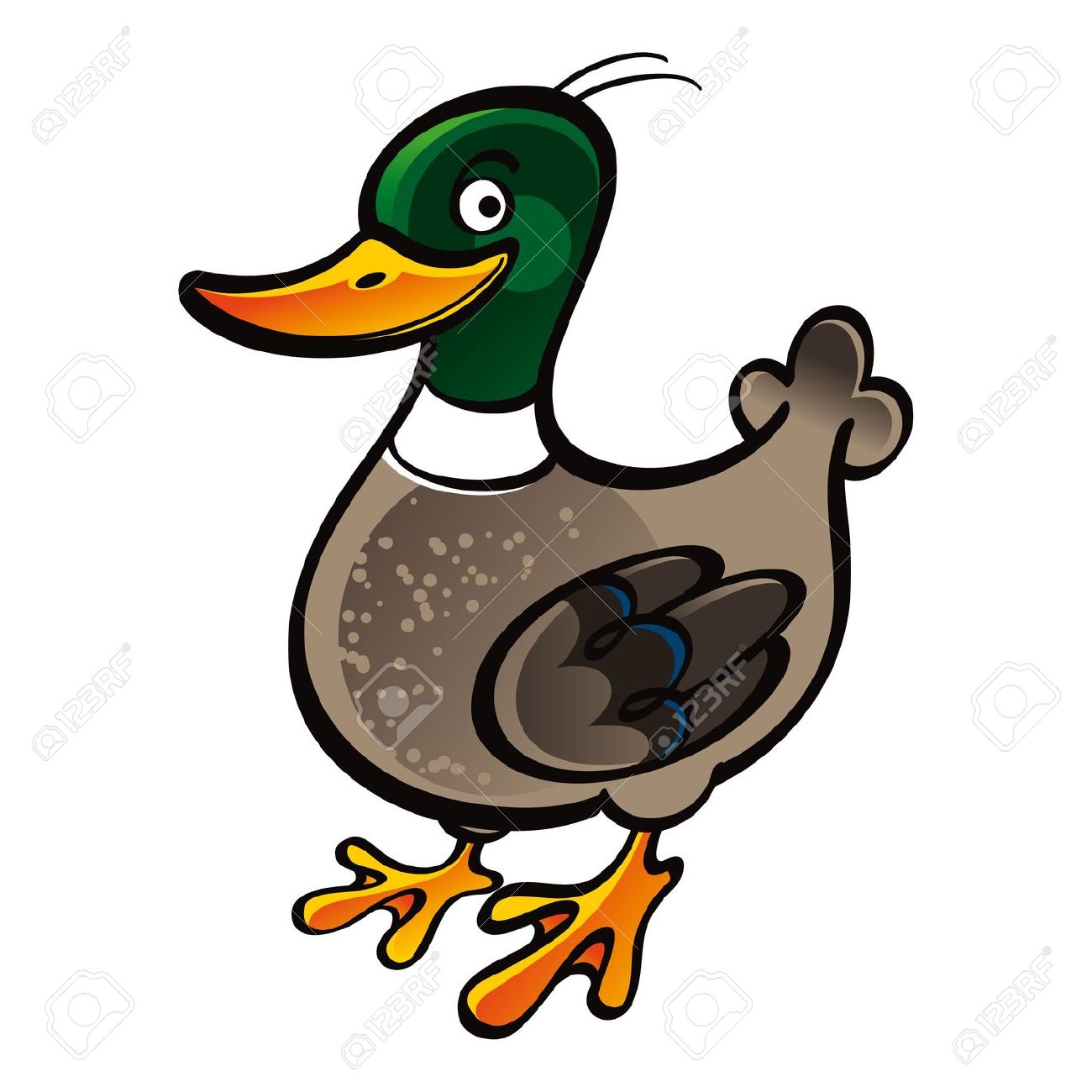 clipart flying duck - photo #17