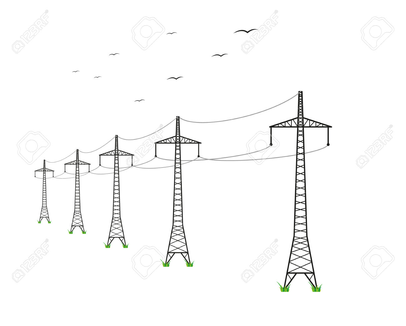 clipart of power lines - photo #24