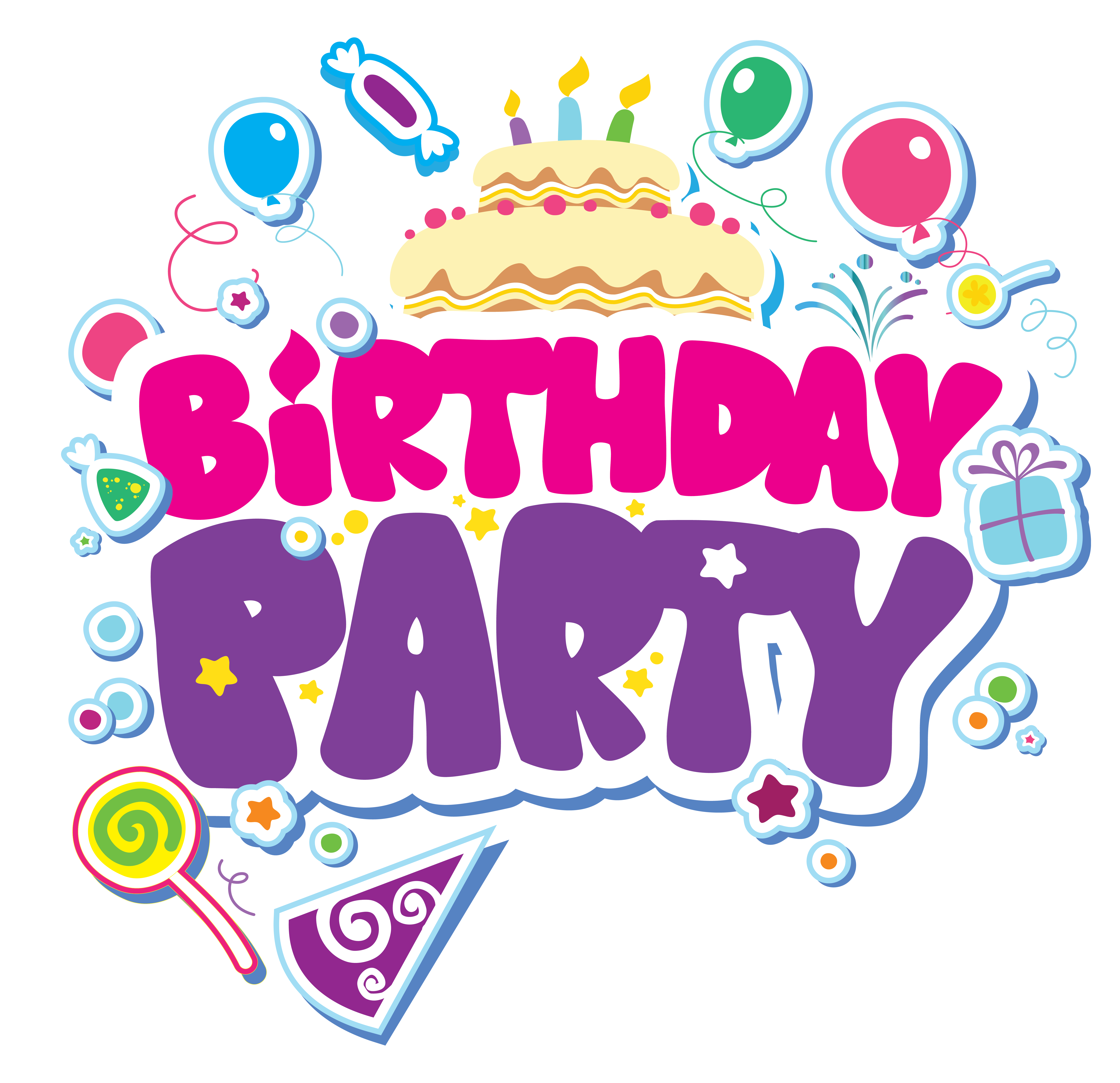 Birthday party clipart - Clipground