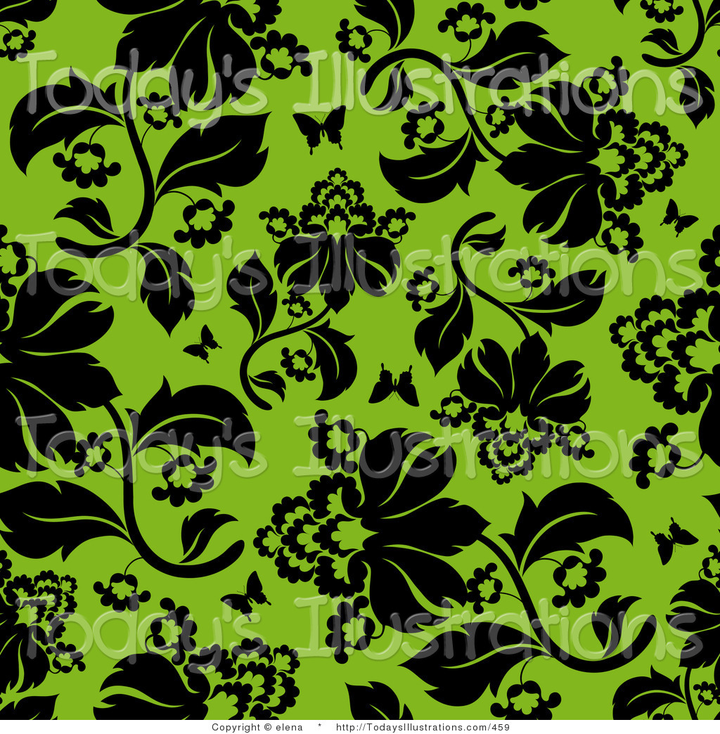 black and green designs