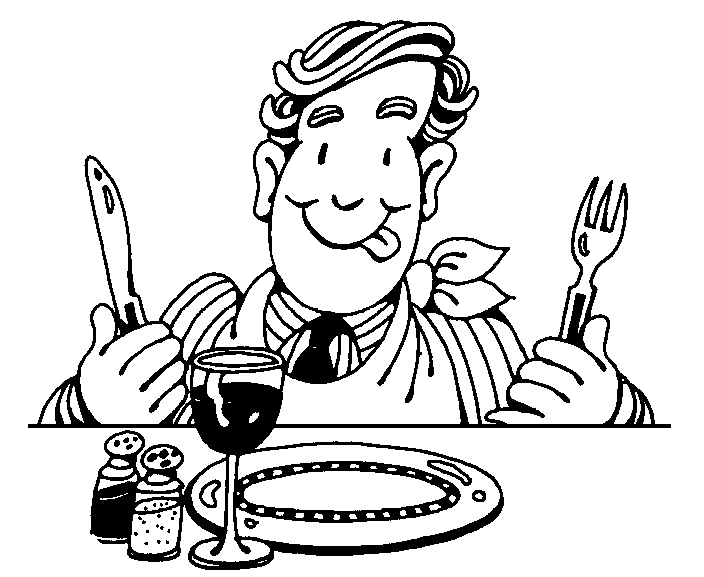 black and white cartoon food clip art - Clipground