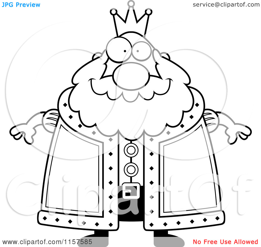 king clipart black and white - photo #36