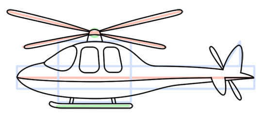 blades of helicopter clipart