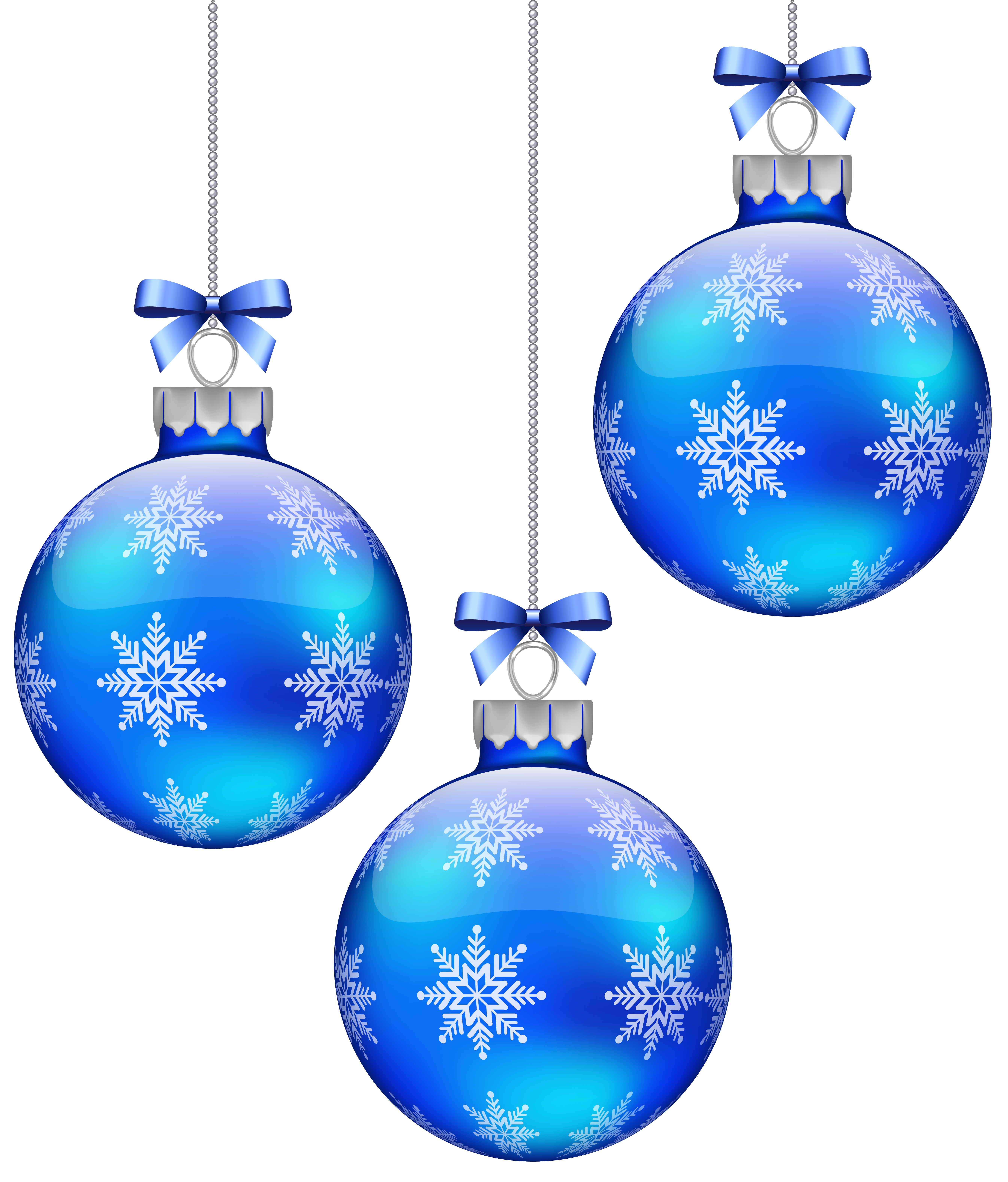 blue christmas decorations clipart - Clipground