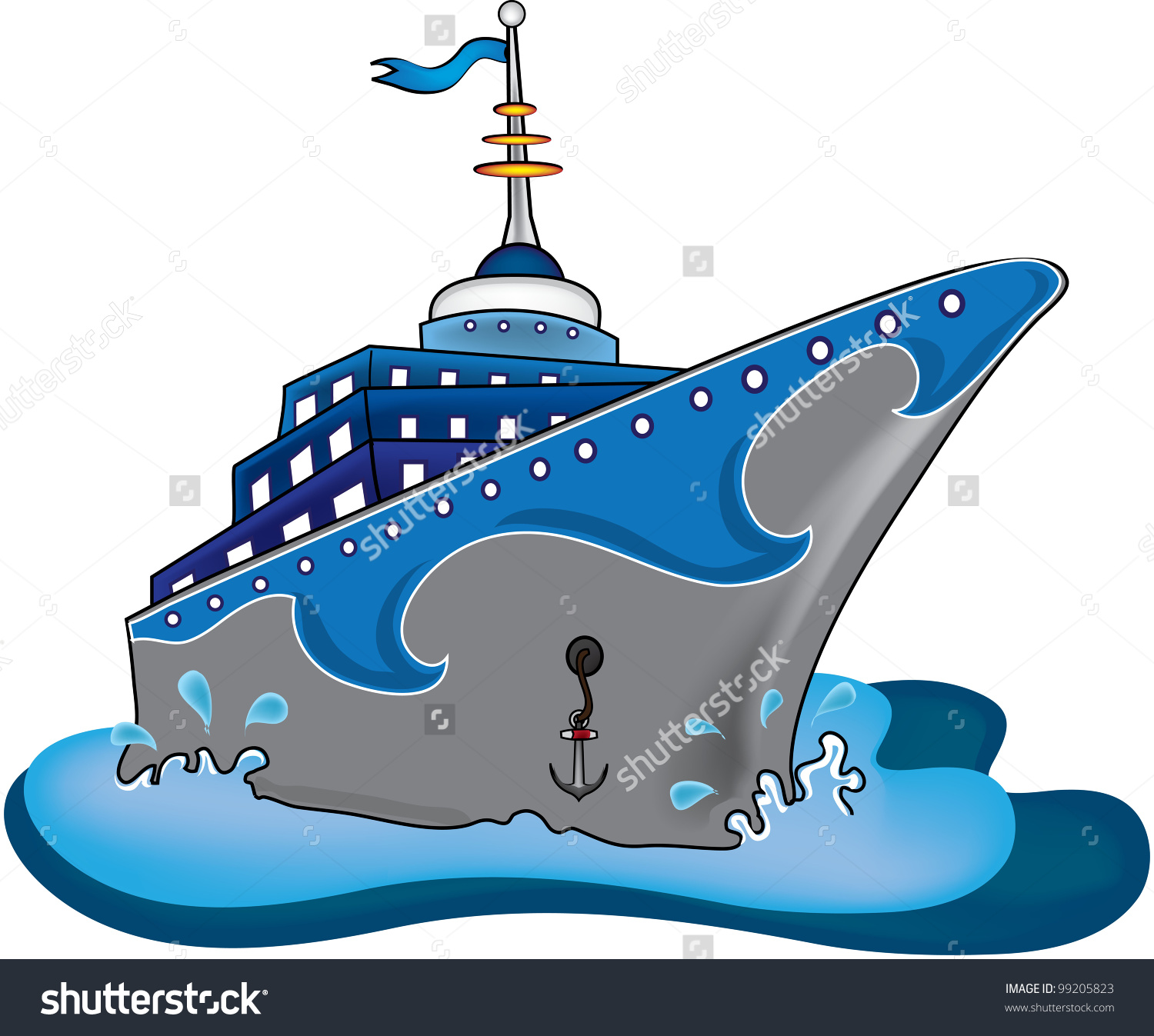 clipart picture of cruise ship - photo #14