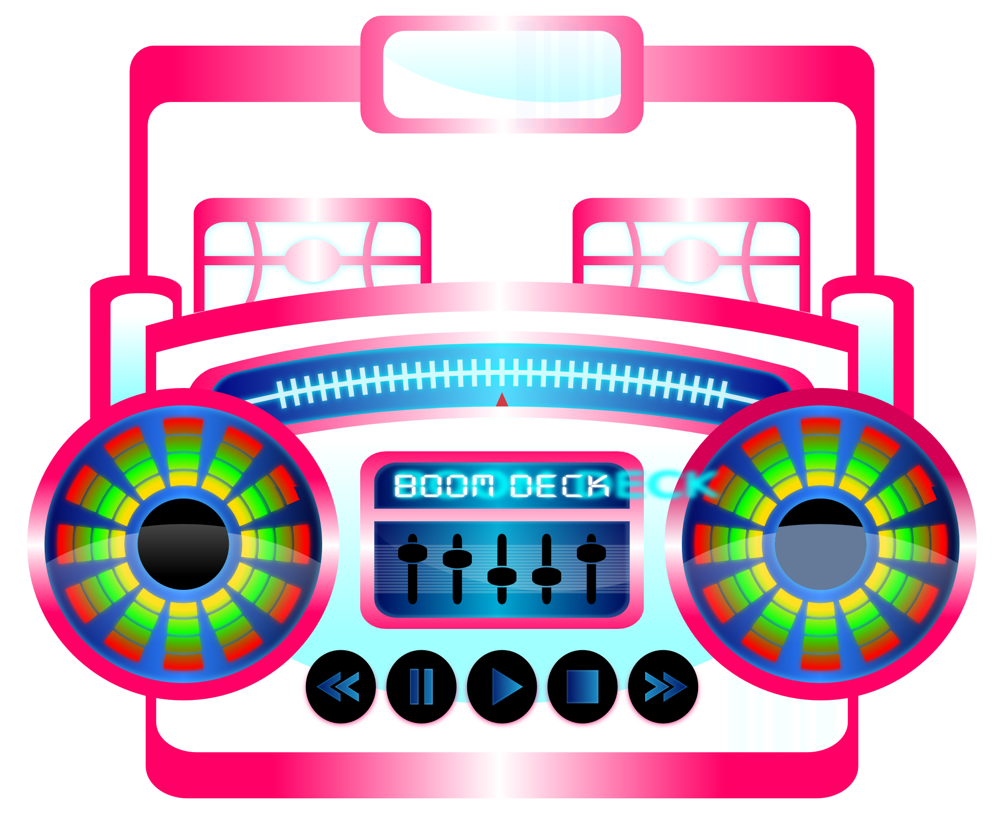 Boombox clipart - Clipground