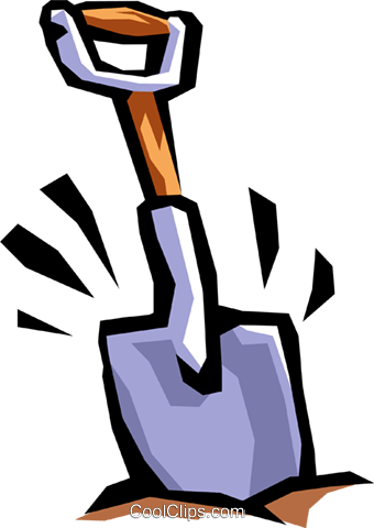 boy digging with shovel clipart - Clipground