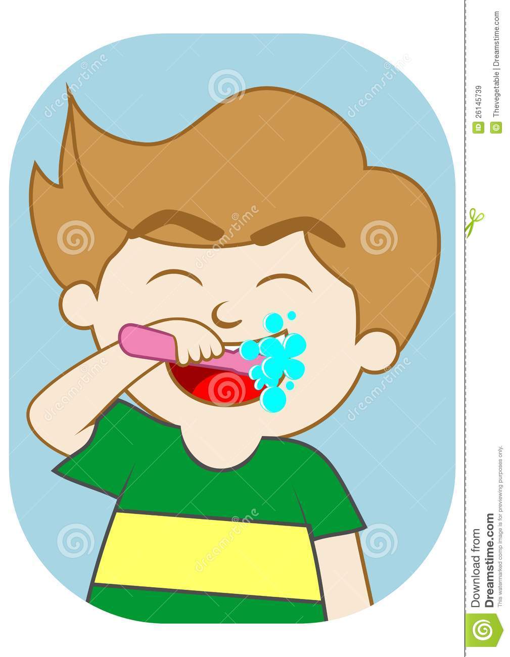 clipart child brushing teeth - photo #36