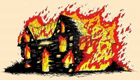 Burning down clipart - Clipground