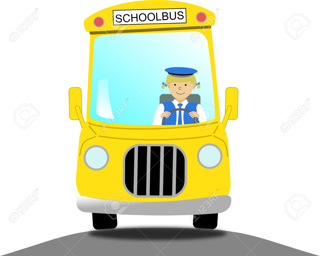free clipart school bus driver - photo #10