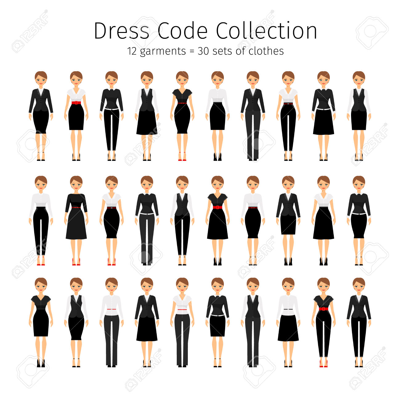 business dress clipart - photo #32