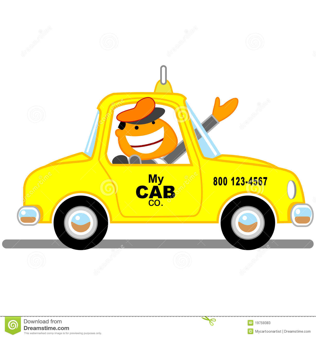 yellow cab clipart - photo #19