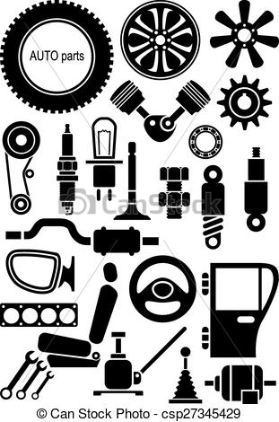 clipart car parts - Clipground