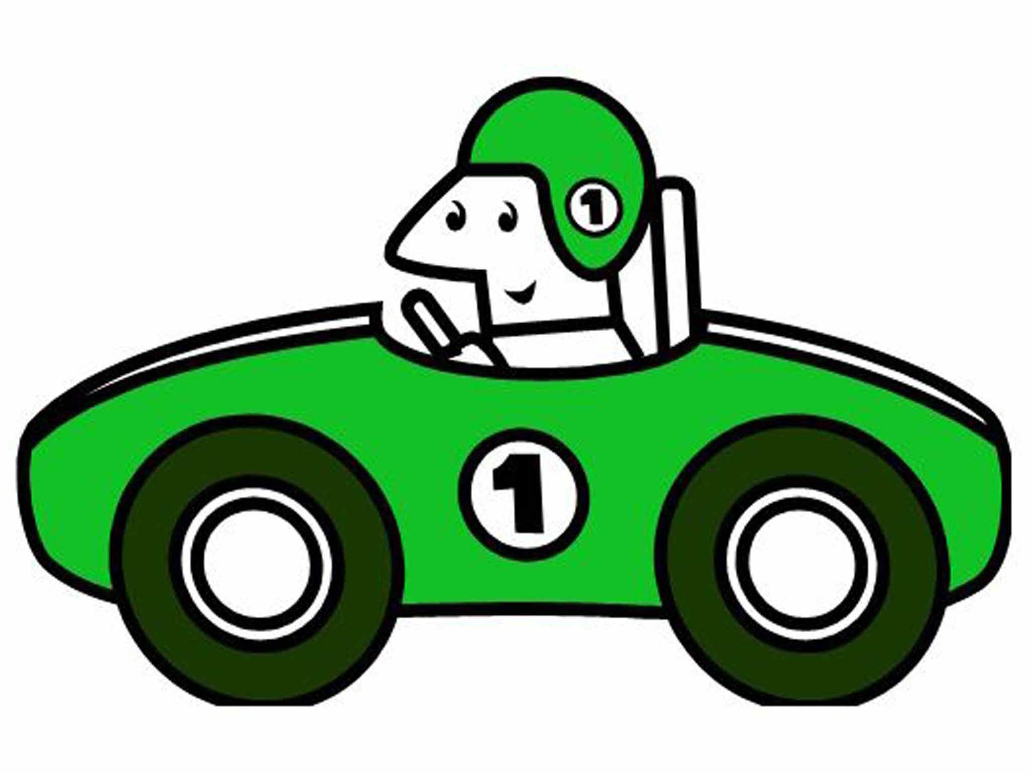 free animated race car clipart - photo #24