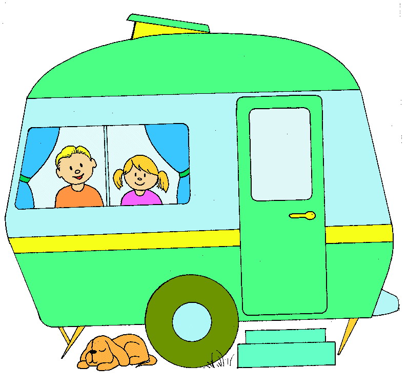 Caravan clipart - Clipground