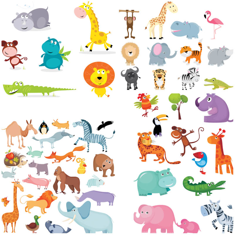 cartoon animals clipart butterfly - Clipground