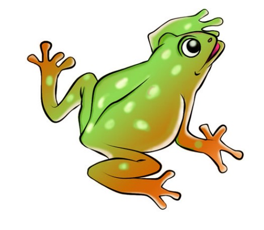 cartoon jumping frog clipart - Clipground
