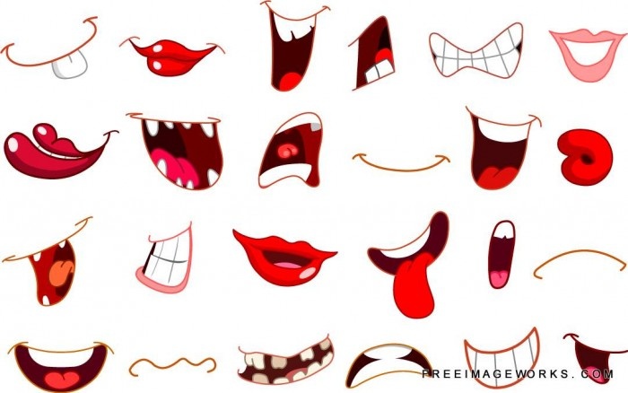 cartoon mouth frown clipart - Clipground