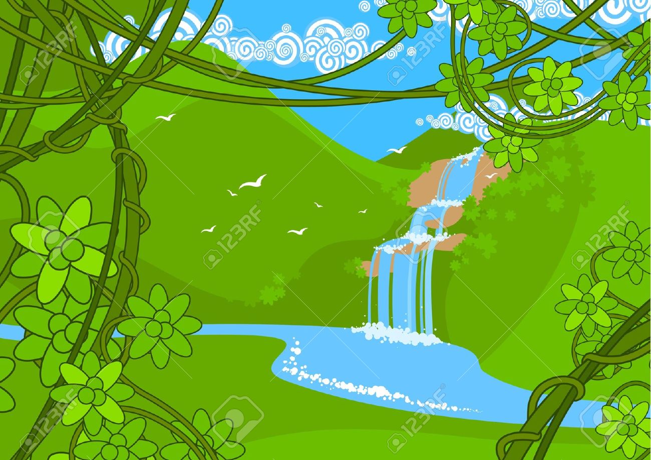 free clipart images waterfalls - photo #14